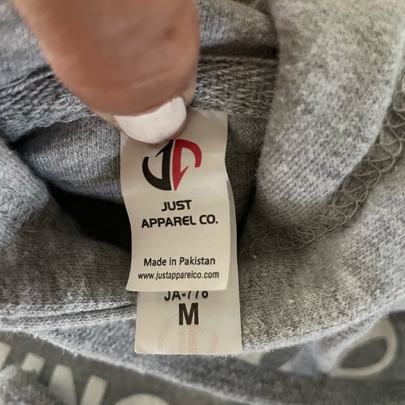 Cookie Monster Just Apparel Co. Grey Hoodie. Sweatshirt - Picture 8 of 10